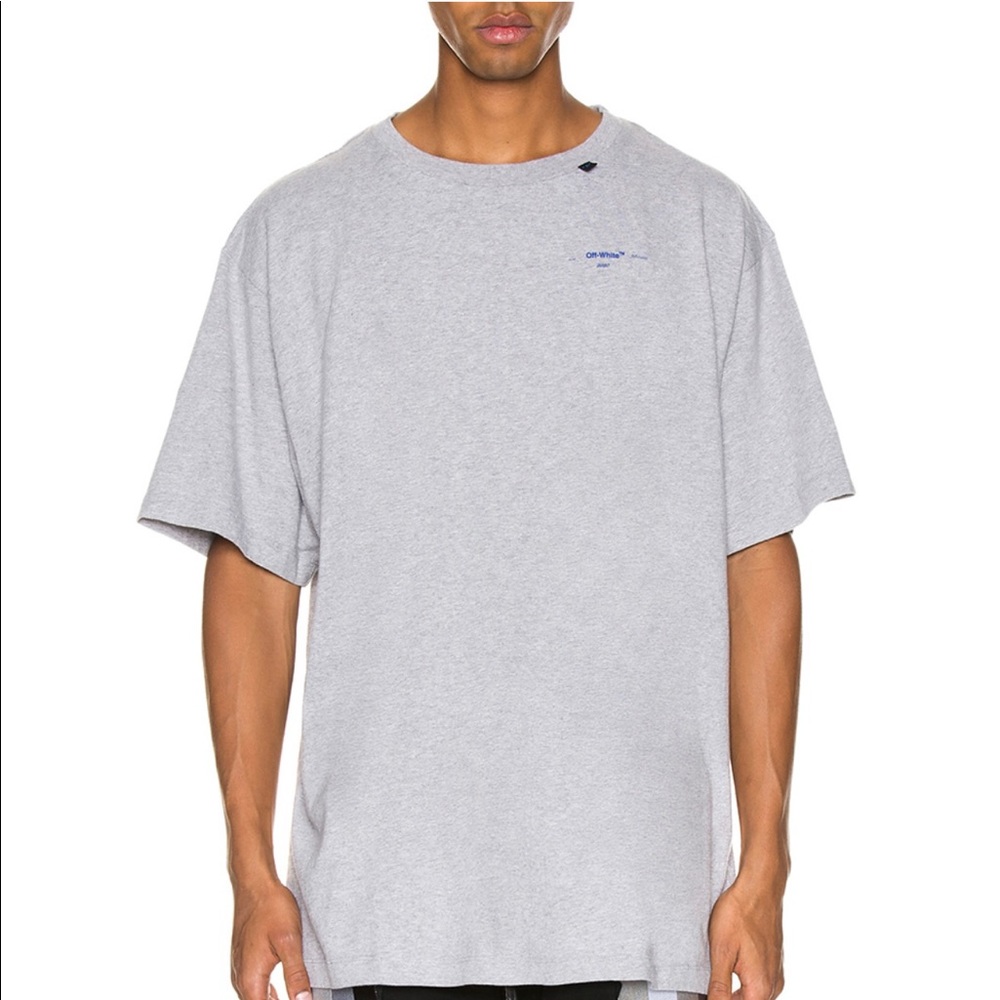 Off-White Acrylic Arrows Tee Grey